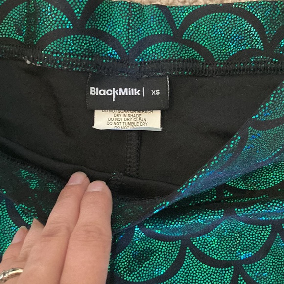 BlackMilk Mermaid MERMEMERALD LEGGINGS - Picture 6 of 9